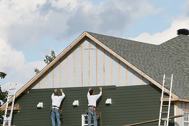 Professional Emergency Siding Repair technician working in Somerville, OH